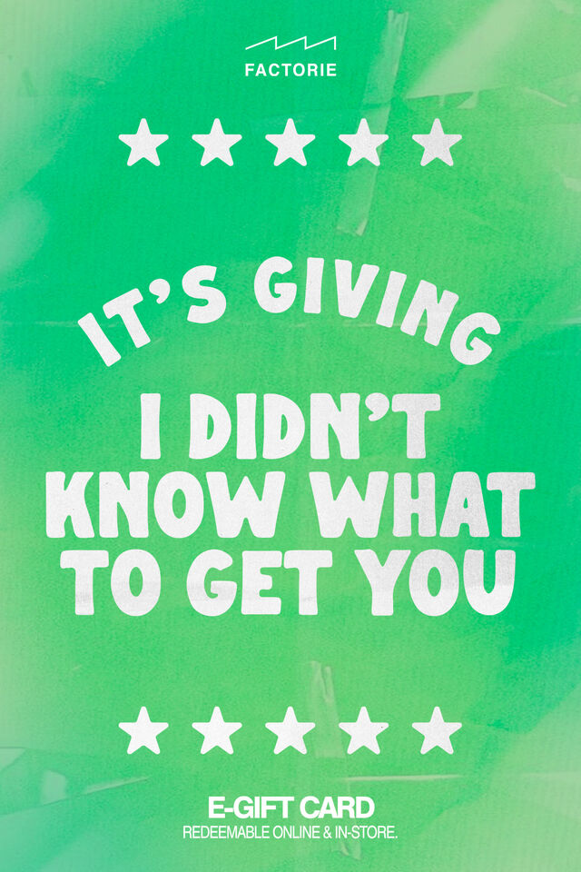 eGift Card, Factorie It's Giving